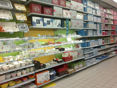 大润发超市购物体验 日用百货区视觉巡礼