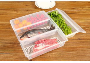 创意家居收纳好物推荐 jc2188特价可沥水保鲜盒